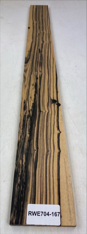 Fretboard Royal White Ebony, 920x110x10mm, Unique Piece #167